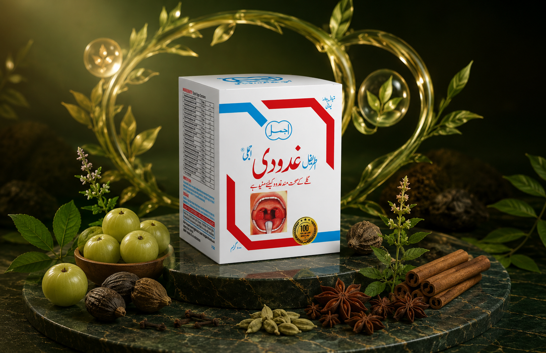 Can Itrifal Ghudadi Support Healthy Glands While Easing Throat Swelling?